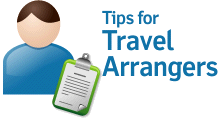 Tips for Travel Arrangers