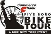 Commerce Bank Five Boro Bike Tour logo