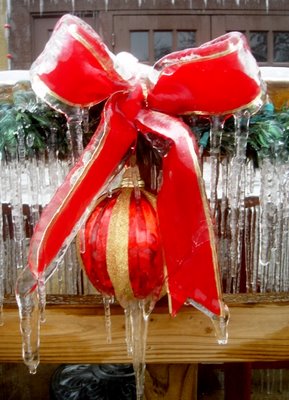Christmas Ornament in Ice