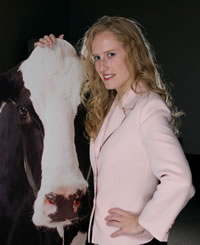 Lisa with Gertie